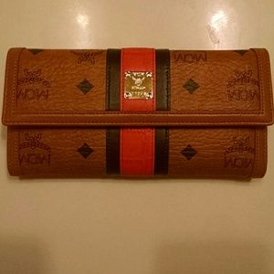 100% Authentic MCM Trifold Wallet Final Sale